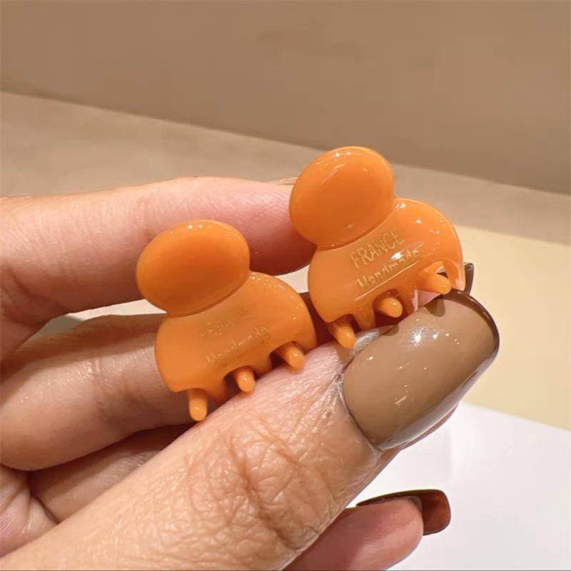 2 Pièces/Paire Mini 2cm Acétate Petites Pinces à Cheveux Épingles Latérales Acétate Crabs à Cheveux pour Filles Barrette Mignonne Clips Accessoires Cheveux Femmes