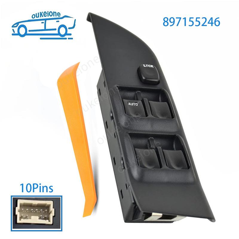 For 1999 2000 2001 2002-2009 Isuzu TFR/TFS Front Left Driver Side Electric Power Window Switch Lifter Control Button 897155246