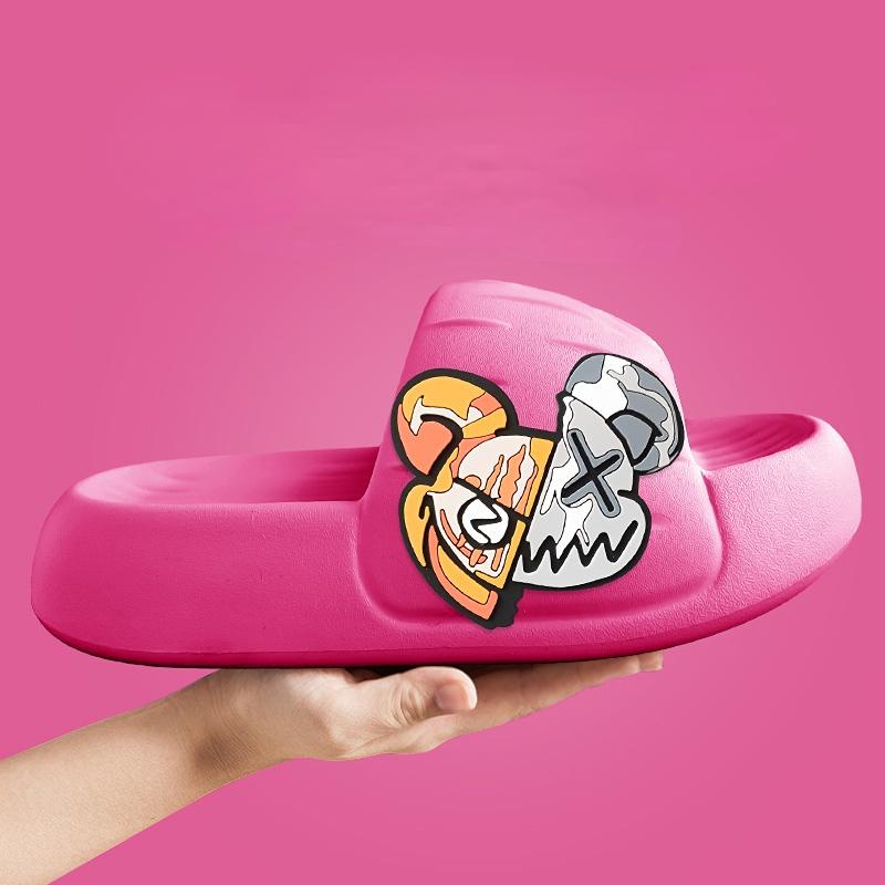 Men's Slippers Fashion Soft Bottom Non-slip Ladies Slippers Fashion Thick Bottom Casual Shoes New Large Size Slippers for Men