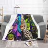 Villains Latest Super Soft Warm Light Thin Blanket Villains For Her Happy Holidays Woman Color Art