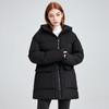 New down cotton clothes, warm in winter, medium and long waist drawstring cotton-padded jacket