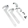 8 Pcs Adjustable Hook Pin Wrench 35‑120mm C Hook Round Head Spanner Set for Motorcycle Dirt Bike