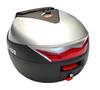 Motorcycle Top Box 36L Lisbon Reflective Backrest Topx Quality Silver