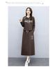 Stylish Women's Long Sleeve Two-Piece Letter Print Dress - Slimming and Casual for Spring & Autumn