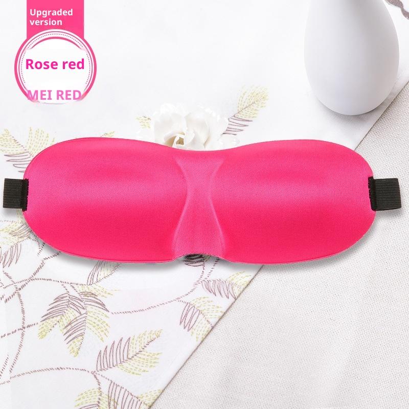 Custom Logo Comfortable Breathable 3D Contoured Foam Eyemask 100% Blackout Eye Mask for Sleeping with Adjustable Strap