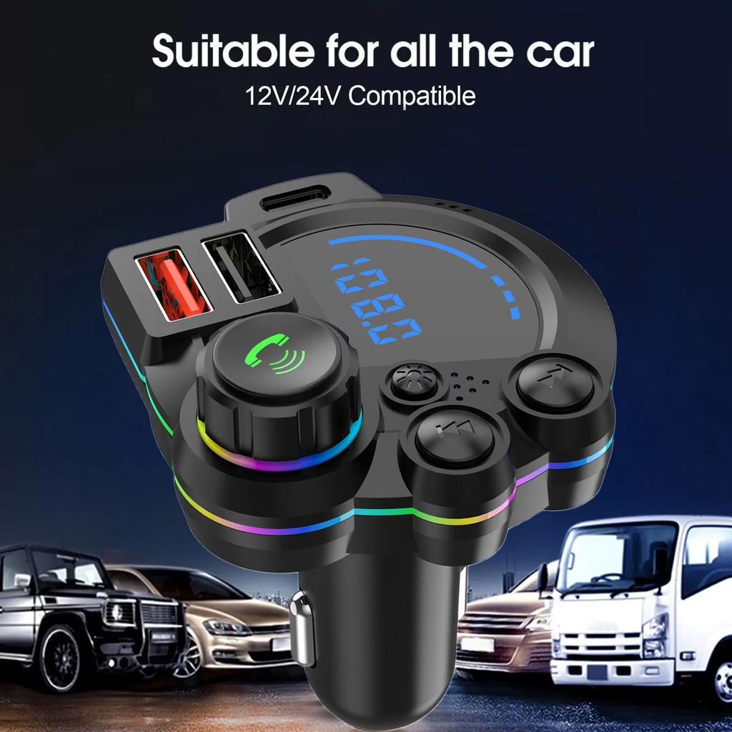 Car 3.0 Transmitter with Hands Free Calling and 20W Fast Charging