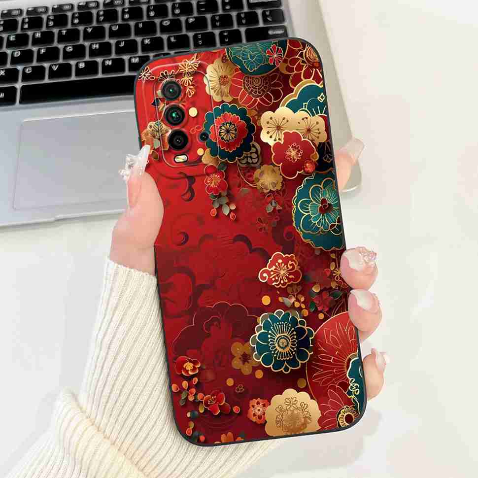 For Xiaomi Redmi 9T 6.53" Case Cute Colorful Butterfly Love Soft Silicone TPU Cover For Redmi 9T Redmi 9 Power Phone Shell Bags