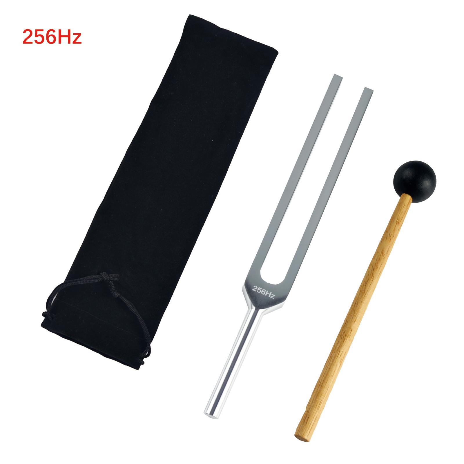 Набор камертонов Miwayer 256 Гц - Инструмент для звуковой терапии и исцеления, частота для медитации, с деревянным молоточком для точной настройки и исцеления
