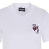 Emporio Armani FW23 Limited Edition Letter Logo Printed Crew Neck Short Sleeve T-Shirt Women Tops White 6R2T6A-1JTUZ-0100