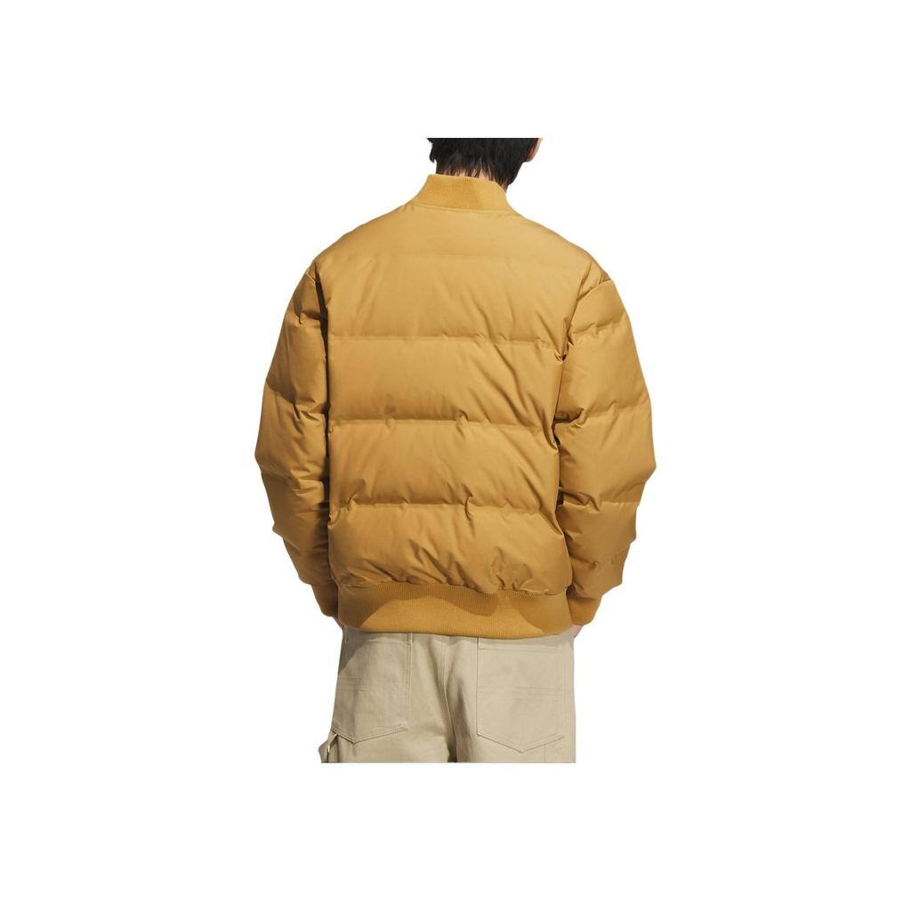 Adidas Originals Chillax Lwd Comfortable Casual Warm Versatile Down Jacket Unisex Outerwear Light-Brown JL8411