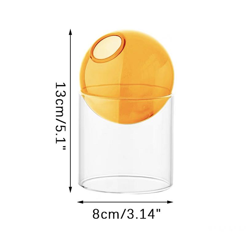 

Креативная сферическая стеклянная ваза для цветочной композиции, вазы для гидропонных растений, винтажные цветочные горшки, настольные растения, домашний декор в виде бонсай