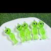5pcs Glow-in-the-Dark Alien Resin Charms-Glowable Suitable for DIY Jewelry Making,Luminous Astronaut Beads for Necklaces,Earring