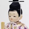 Hina Wooden Kotohoki Doll with Round Doll, Doll, Mikoto, Only, Tray, White, KTH-3203E1