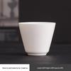 Dehua White Porcelain Mutton Fat Jade Teacup for Guest Entertaining - Kung Fu Tea Tasting Single Cup