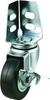 TRUSCO Rubber Caster with Swivel Angle-Type Stopper, 100 (TYSA-100RS)