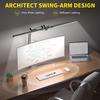 80CM 24W Study Gaming Work Table Light Super Wide Clip Desk Lamp Dimmable Double Head Study LED Lamp