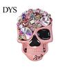 Skull Car Air Freshener Bling Vent Clips, Rhinestone Diffuser Clip, Shiny Personalized Outlet Decoration Conditioner Decoration, Funny Auto
