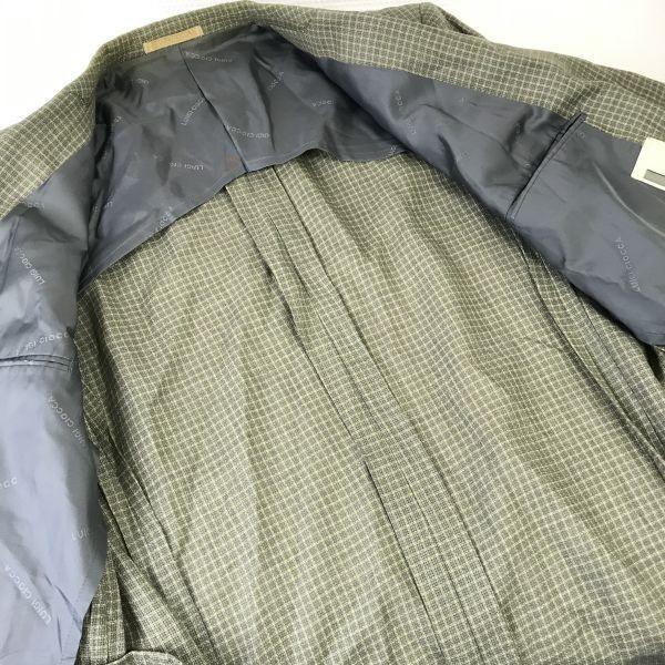 Luigi Ciocca Zweireiher Blazer Herren L B48 Karomuster(GEBRAUCHT)