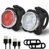Usb Rechargeable Waterproof Ipx4 Bike Light Set For Safe Night Riding**