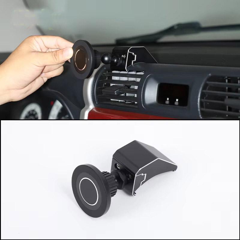 For Toyota FJ Cruiser 2007-2026 Aluminum Alloy Car Mobile Phone Bracket Car Navigation Bracket GPS Bracket Accessories
