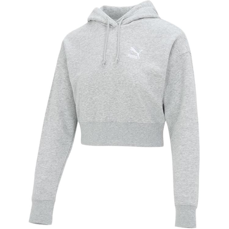 

Puma Толстовка с капюшоном с принтом логотипа для женщин, серая 625398-04 M