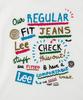LEE Drawing Graphic Short Sleeve T-Shirt White