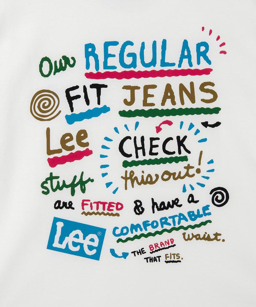 LEE Drawing Graphic Short Sleeve T-Shirt White