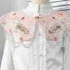 Chinese Style Embroidered Shawl Embroidery Design Detachable False Collar  Hanfu Accessories