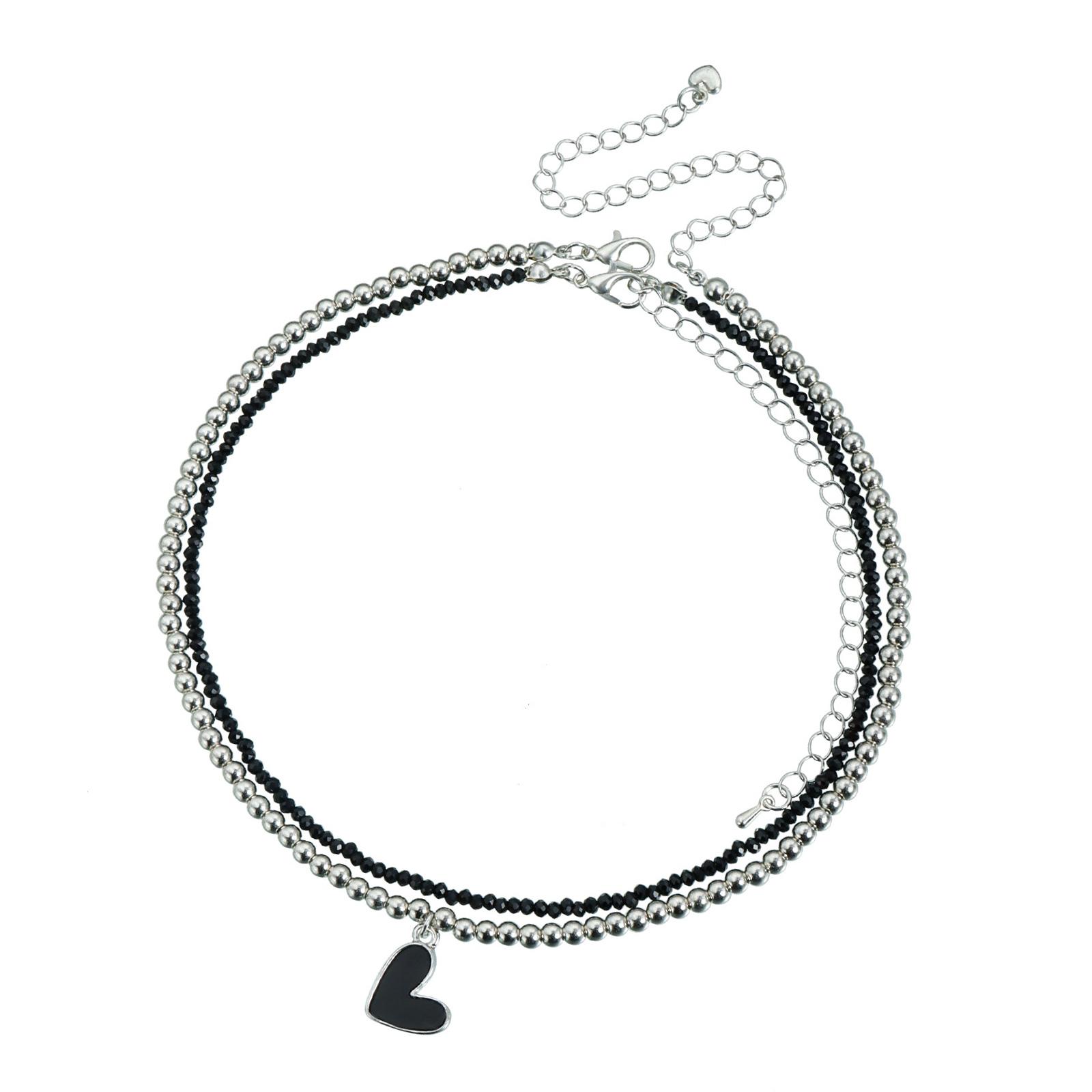 

Элегантная цепочка на шею с бусинами, регулируемая цепочка-ожерелье, стильное шейное украшение, подходит для женщин и девушек, подарок