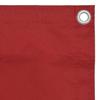 Écran de balcon - vidaXL - Rouge - 90x300 cm - Imperméable - Protection UV