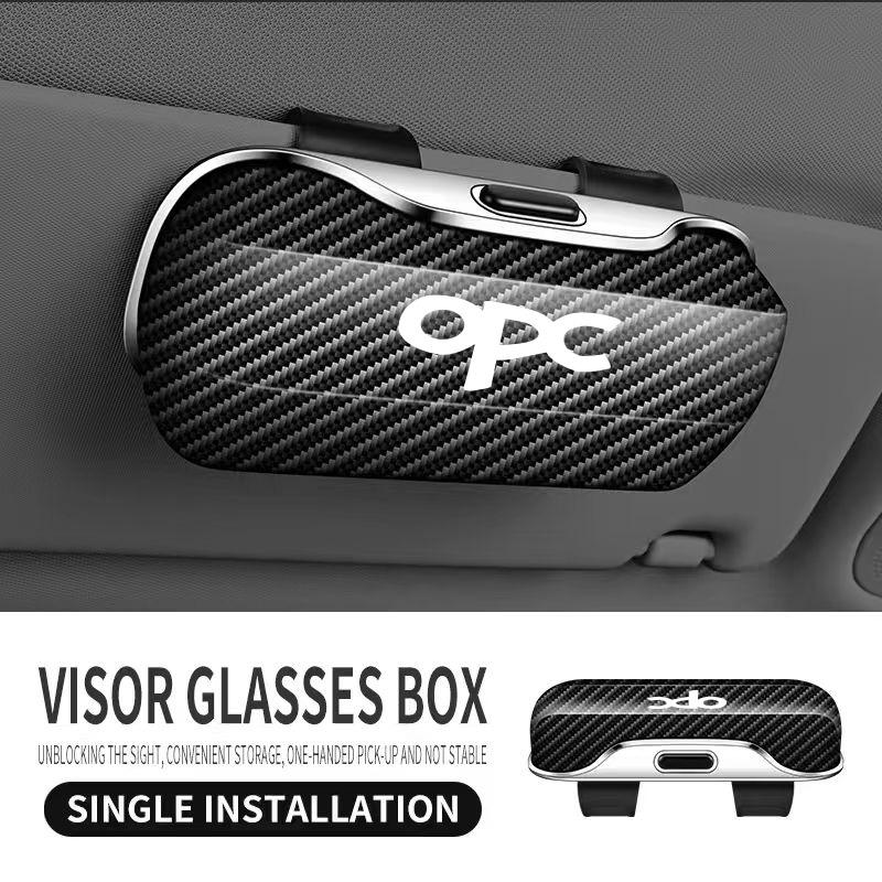 Car Visor Glasses Holder Box Sunglasses Storage Bag Case Accessories For Opc Corsa Astra Insignia Vectra Zafira Meriva Mokka Gr