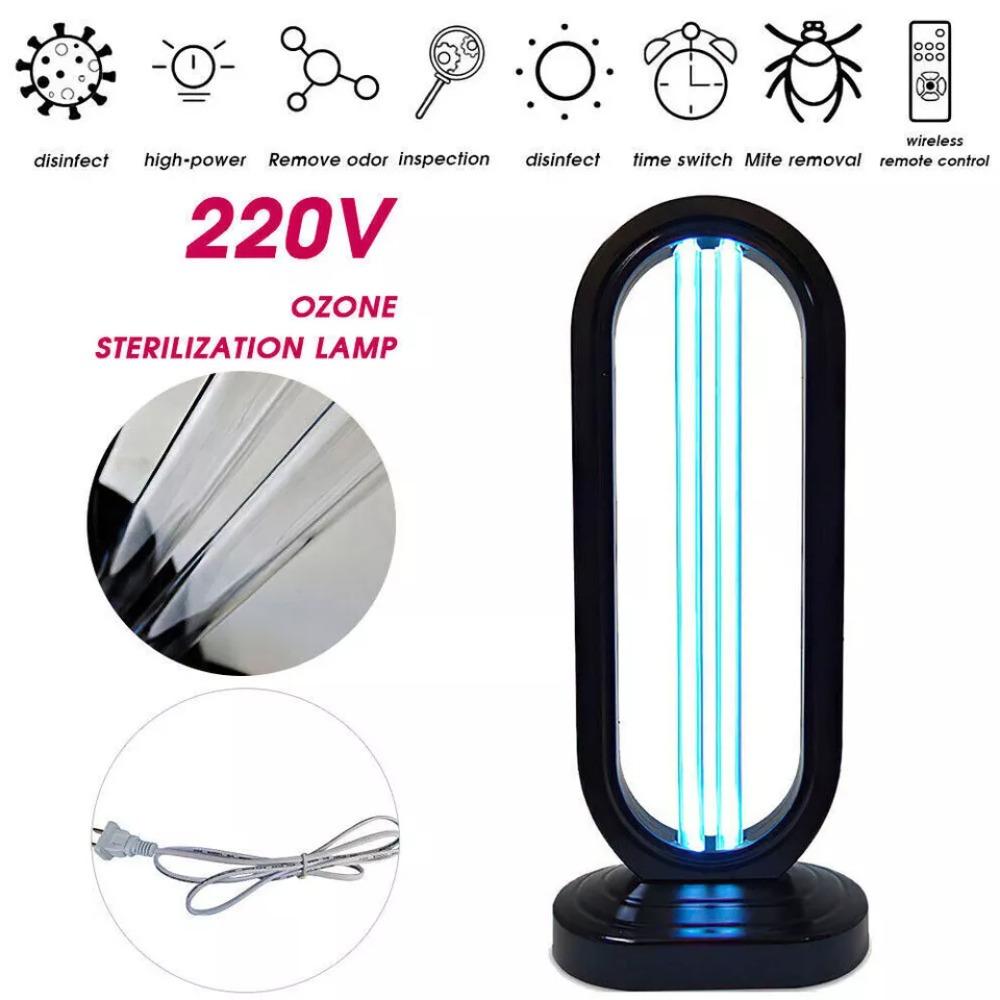 EU/UK Plug Germicidal Lamp Light Large UV Light Portable Quartz Light