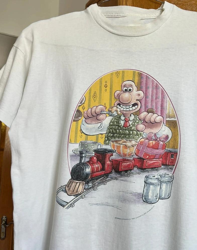 

Rare Wallace and Gromit Gift For Fan White All Size Unisex T-Shirt Unisex T-Shirt M