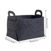 Stylish Foldable Felt Container Large Storage Box for Car Trunk and Home Storage