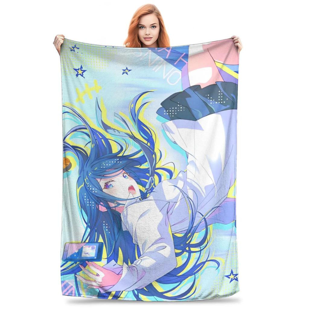Yoisaki Kanade Flannel Throw Blanket Super Soft for Travel Bed Use Home Textiles