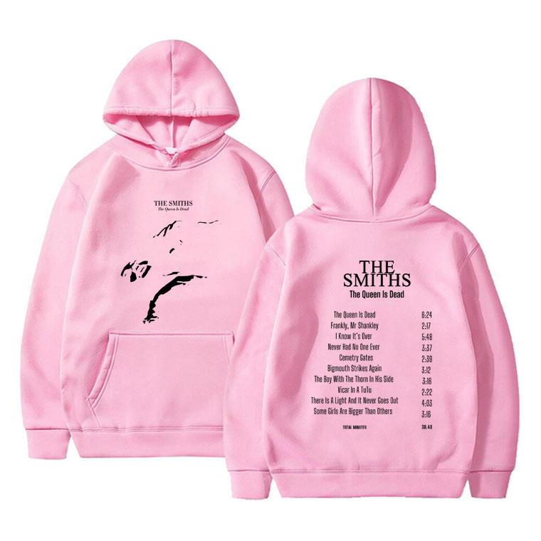 The Smiths The Queen Is Dead British Rock Band Men’s Sport Hoodie Hip-hop Street Classic Pop Harajuku Y2K Long-sleeve Sweatshirt