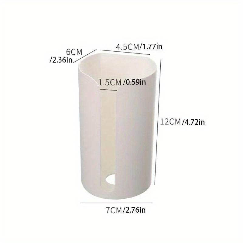 1pc Kitchen Garbage Bag Storage Hole-Free Holder Self-Stick Wall Mounted Home Bathroom Accessories Plastic Bag Holder Kitchen