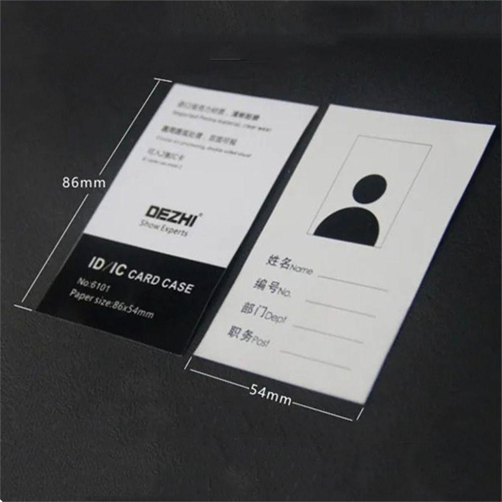Work Identity Business Card Holder Adjustable Name Card Cover Badge Cards ID Card Holder  Women Men
