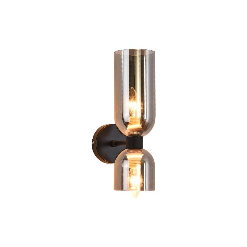 Modern Simple Colored Glass Wall Light Nordic Originality Corridor Corridor Bedside Board Room Decoration Wall Light LED Luster