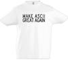 Faça o ASCII Grande Novamente Meninos crianças meninos Camiseta CSS Código Binário Ciência da Computação Divertido Nerd