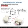 Waterproof Micro Tactile Switch, 4-Pin, 6x6mm, SMD/Through-Hole, Side Press, Self-Locking