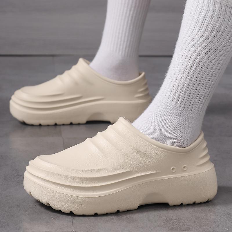 El Chef Schuhe Vier Jahreszeiten Rutschfest Wasserdicht Ölfest Küchenarbeitsschuhe Herren Freizeit Joker leicht EVA Outdoor Gartenschuhe