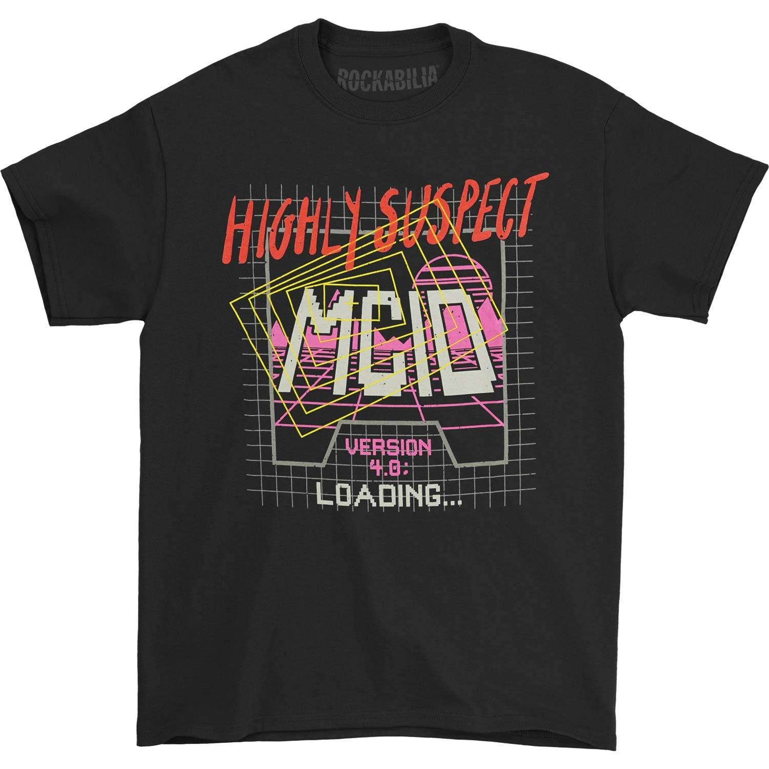 Men s Highly Suspect Game Grid Tee (Black) T-shirt X-Large Black L