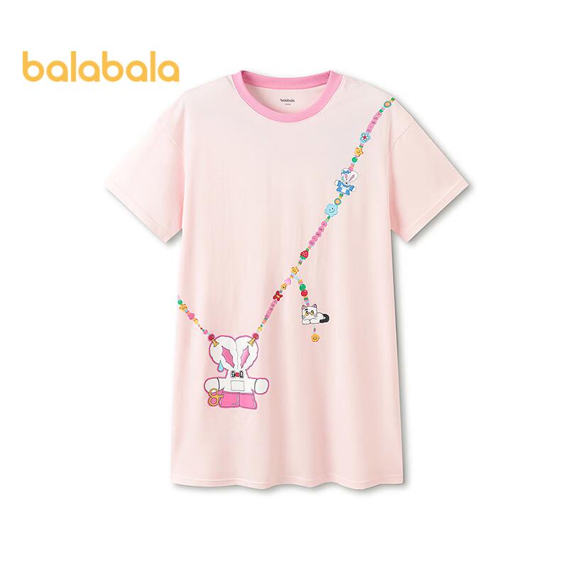 

Balabala Girls Pure Cotton Summer Nightdress 130