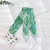 New Summer 130*7 Ins Small Hairband Lovely Print Long Silk Scarf Wrist Ribbon Skinny Scarf For Women