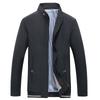 Men's Casual Plus Loose Stand Up Collar Jacket Men's Top
