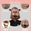 Funny Camel Head Mask For Halloween Costume Parties Unique Latex Masquerade Accessory