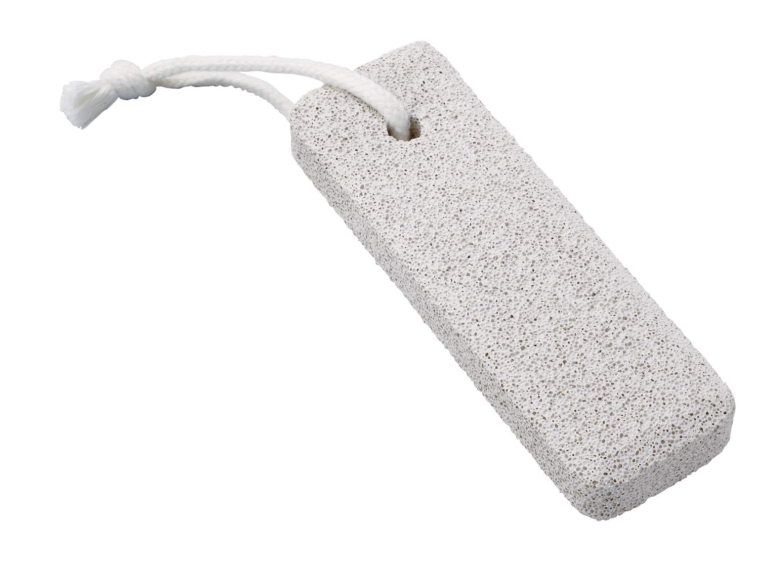 Pumice stone with rectangular string,