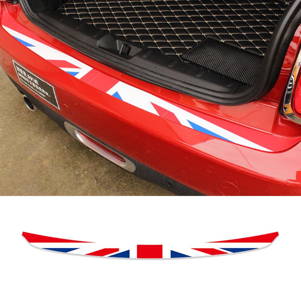 Union Jack Nálepka na zadní nárazník auta Dekorace Kufru Ochrana hrany nákladu Nálepka Pro Mini Cooper R55 R56 R60 F55 F56 Auto-Styling