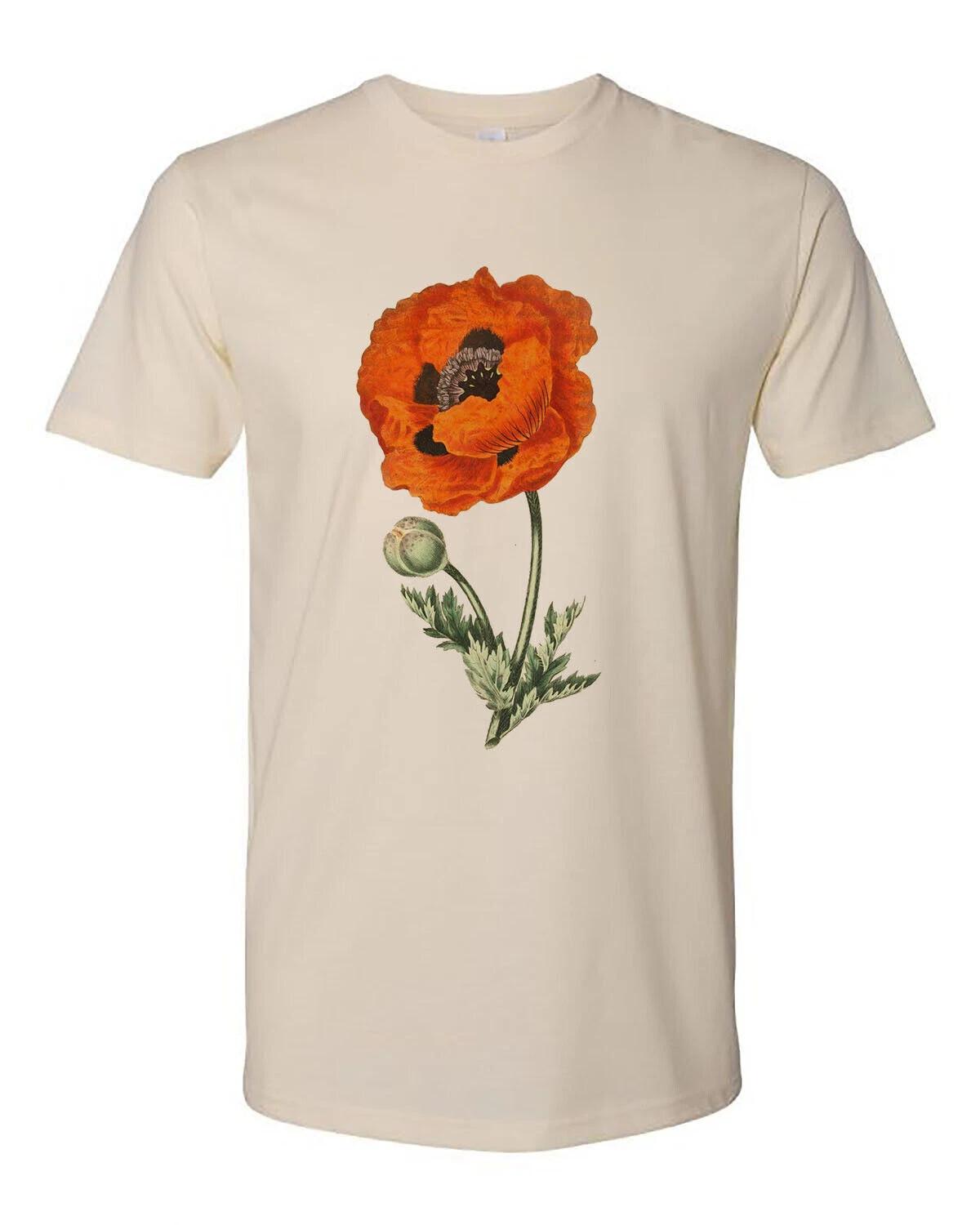 Коттедж Cult Clothing Футболка 100% Хлопок Викторианский Готический Ведьма Красный Мак S
